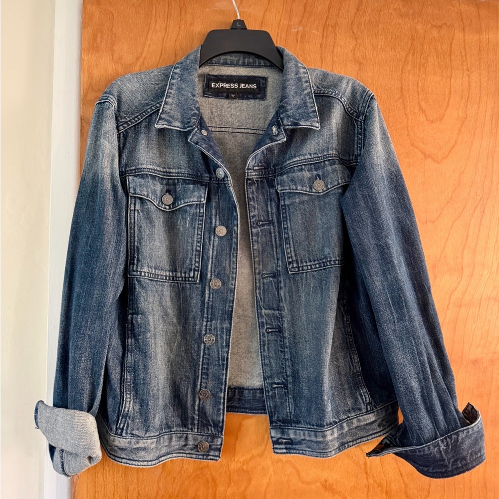 Express Women's Blue Denim Jacket